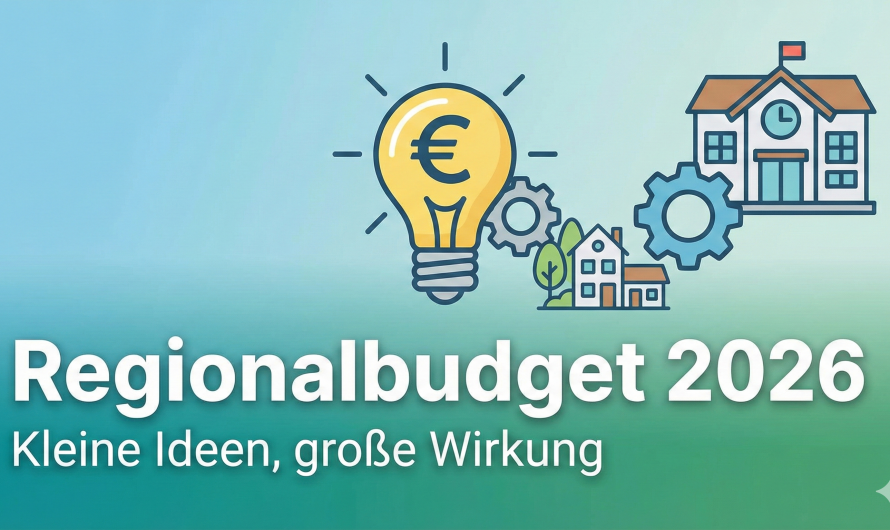80 % Förderung für Vereine: Jetzt für das Regionalbudget 2026 bewerben!
