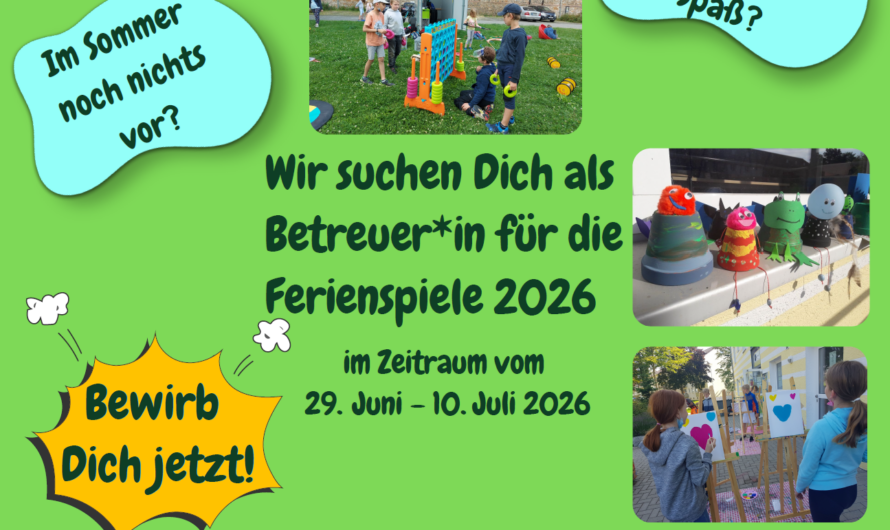 Helfende und Betreuer gesucht